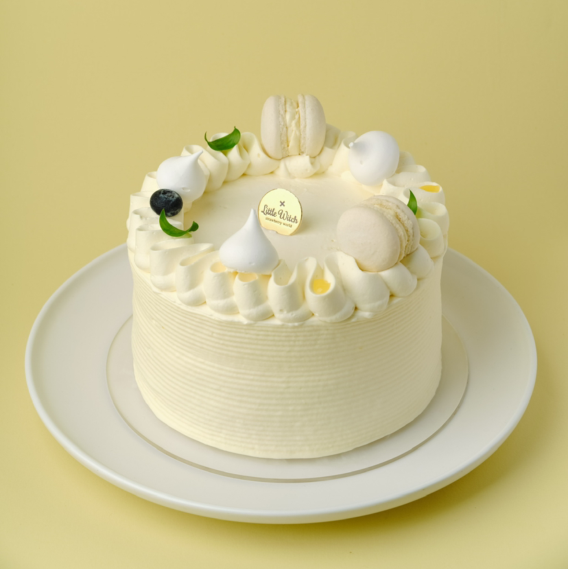 LITTLE WITCH 清爽宜人柠檬奶油蛋糕 夹心新鲜蓝莓