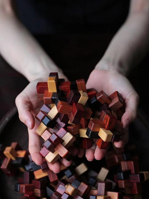 多宝红木鲁班锁°六根锁 商品图7