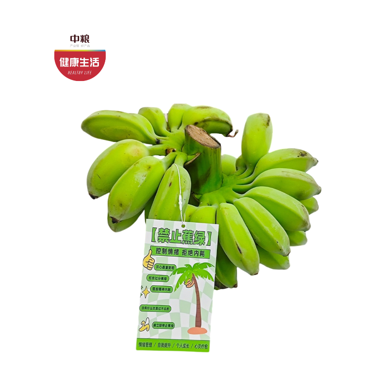 禁止蕉绿   水培香蕉  软糯香甜  好看好吃   打工人专属绿植   2-3片蕉彩箱装 （带箱重7.5-9斤）