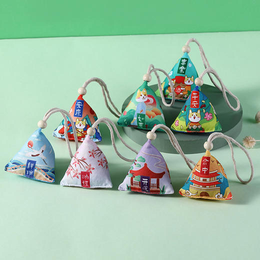 端午节香包高棕香囊成品荷包粽子挂件艾草驱蚊车载随身挂饰礼品 商品图1