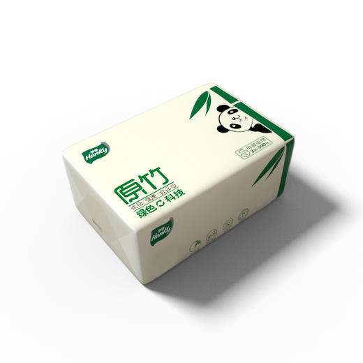 Hanky/亨奇原竹竹浆本色纸T码抽纸3层*100抽*6包*5提 商品图2