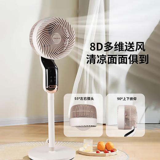 【分仓直发包邮】艾贝丽360°智能语音空气循环扇ABL-FS2102 商品图3