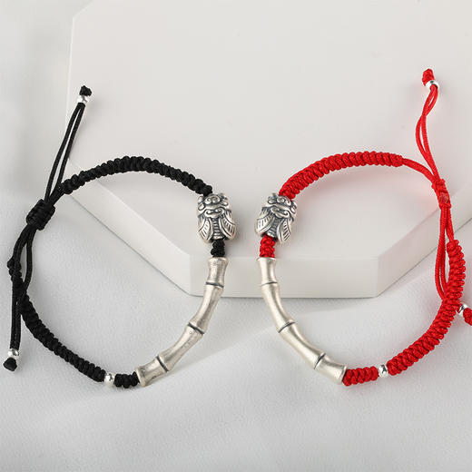 【宏艺珠宝】一鸣惊人节节高·足银手串 商品图3