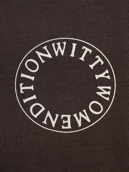 COCO ZONE短袖T恤春夏季圆圈字母休闲百搭上衣24C10123 商品图4