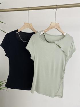 「露草流萤」新中式T恤