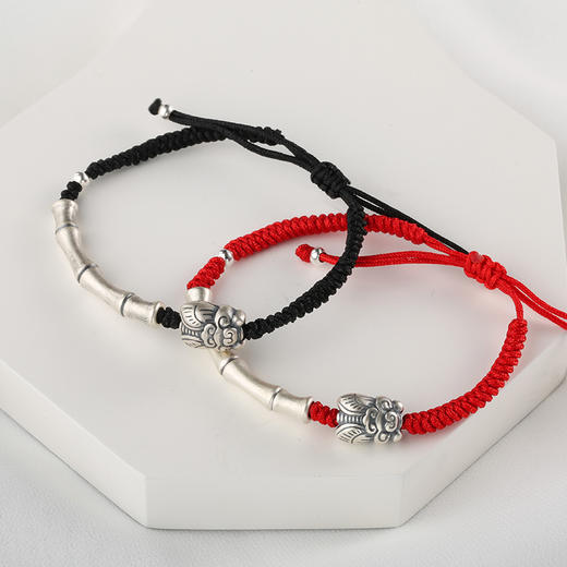 【宏艺珠宝】一鸣惊人节节高·足银手串 商品图0