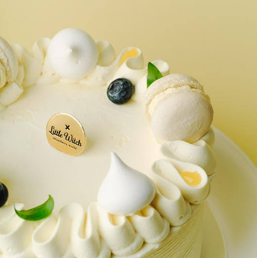 LITTLE WITCH 清爽宜人柠檬奶油蛋糕 夹心新鲜蓝莓 商品图1