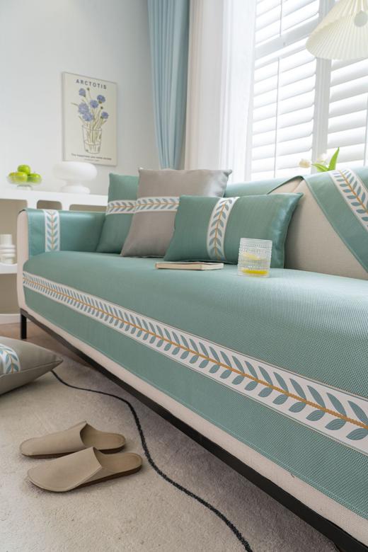 夏天冰丝沙发垫夏季凉席客厅坐垫子防滑通用款冰凉感沙发垫冰丝款_ym 商品图7