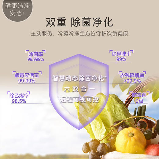 卡萨帝（Casarte）603L叠式对开双开门零距离自由嵌入式家用一级变频超薄超大容量玻璃面板零嵌电冰箱 BCD-603WGCRTM7S3U1 商品图3