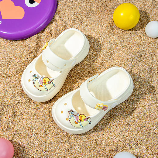 B.Duck小黄鸭家居鞋四季洞洞鞋24-40 F1515939 商品图4