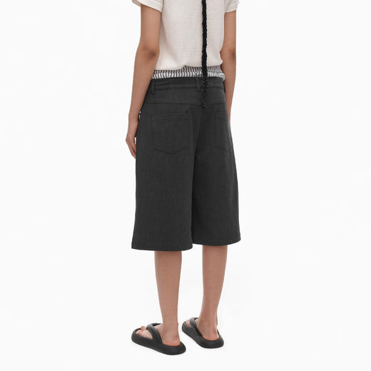 NUTH 西装半身裙裤直筒宽松显瘦结构设计阔腿休闲裤女 商品图7