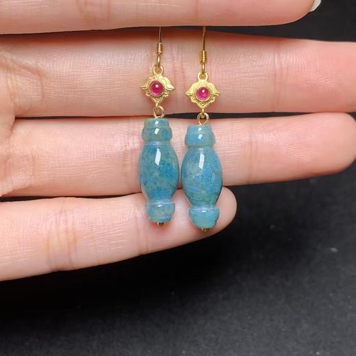 30846珊瑚玉耳坠 商品图0