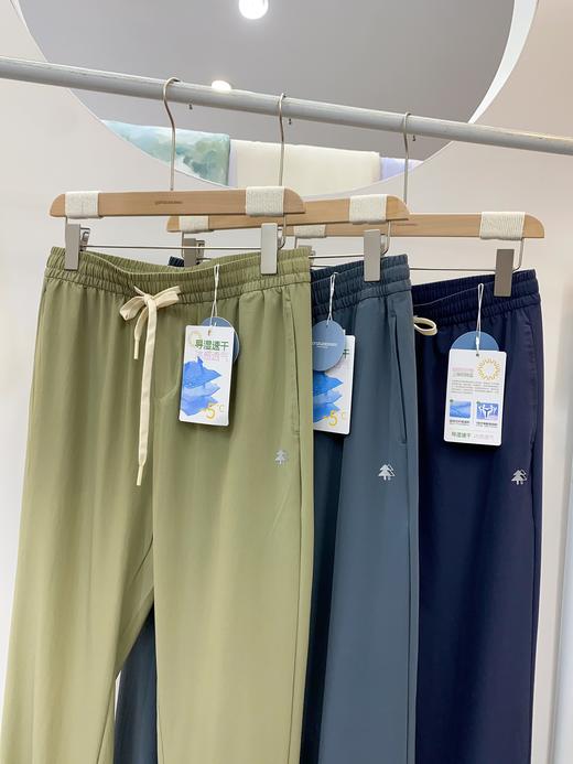 松植屋夏季男款抗光冰感防晒皮肤裤凉感阔腿防晒裤束脚九分裤男士穿搭休闲 商品图1