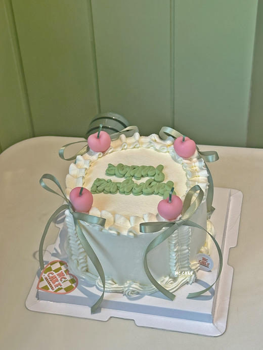 可爱ins风 小樱桃蝴蝶结（绿色装饰版） 商品图2