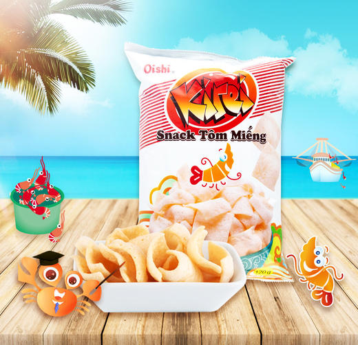 上好佳鲜味虾片120g 商品图0