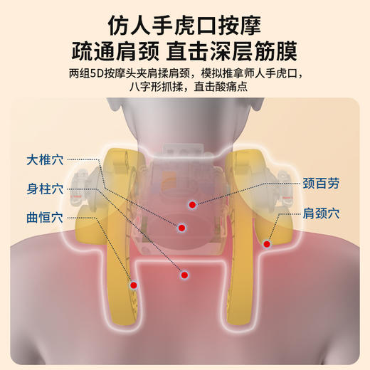 宾多康斜方肌按摩器|像老师傅按得一样得劲，抚平肩颈疲劳 商品图2