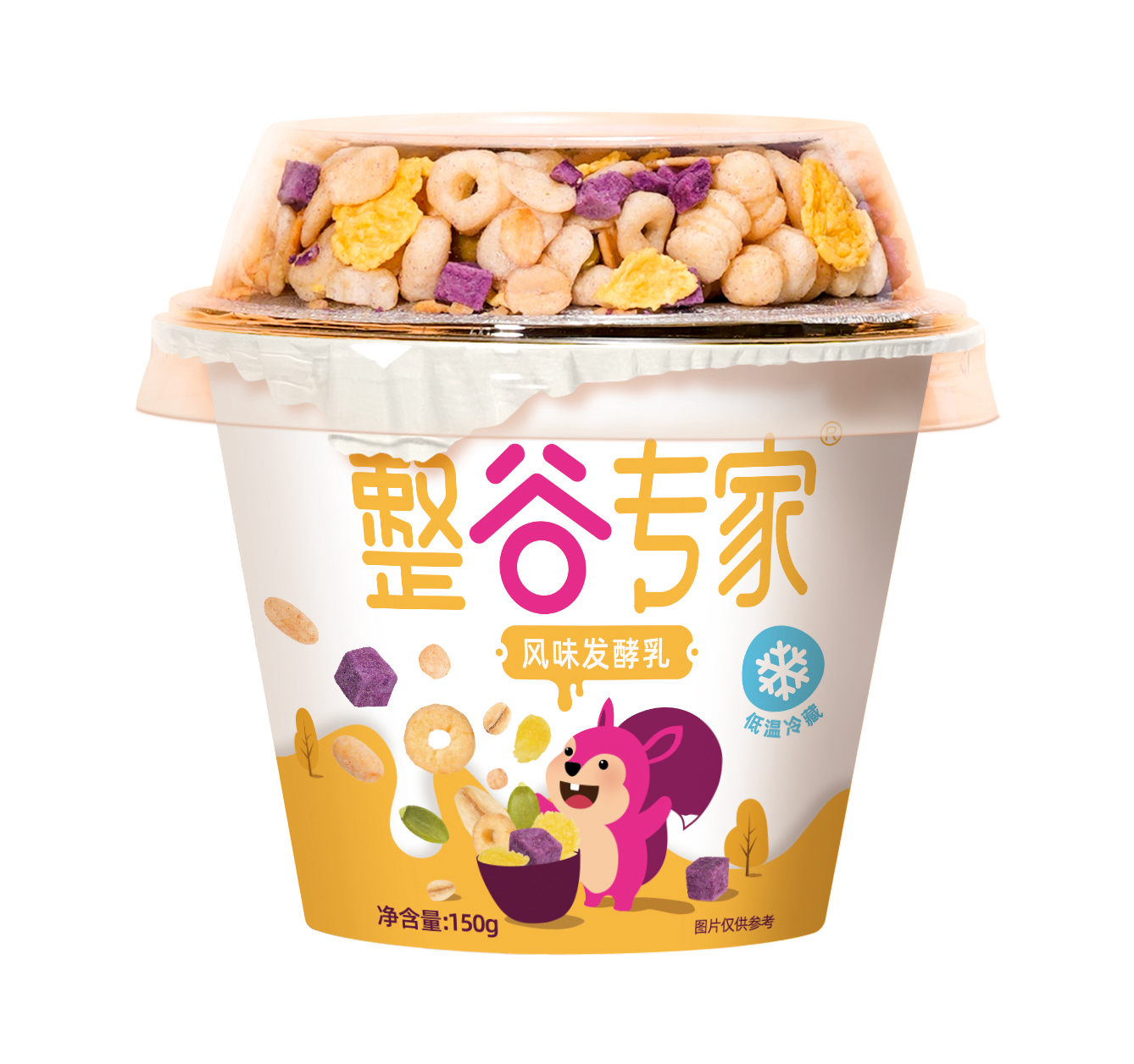 卫岗  塑杯整谷专家风味酸奶  150g*10杯