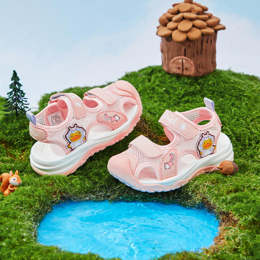 B.Duck小黄鸭童鞋夏季凉鞋26-30 B2586850 商品图2