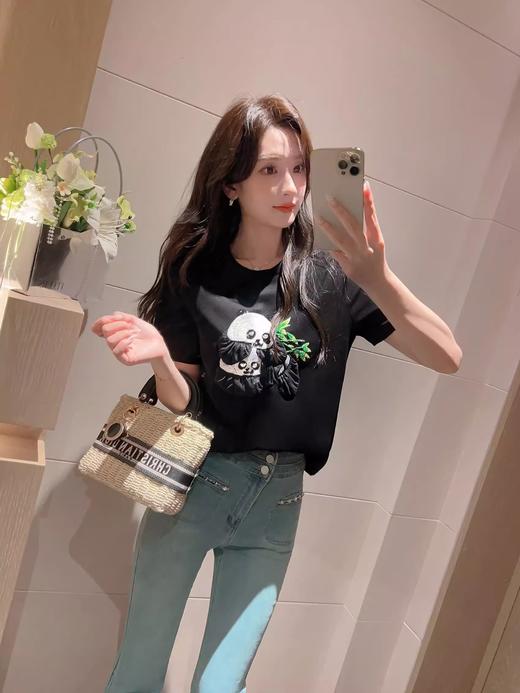 张心子【假日甜心】度假风仙气挂脖收褶吊带背心女夏季法式雪纺衫 U2404076 商品图8