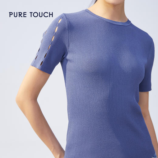pure touch女士针织短袖1346242138 商品图4