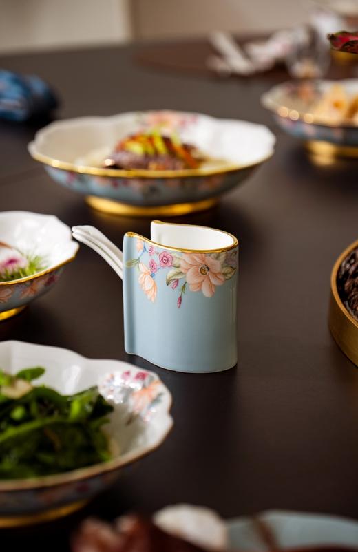 【彼达思】新年礼天青时代62头 8 人位餐具套装 高档陶瓷碗盘碟 结婚乔迁礼 商品图4