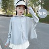 【YW】无忧购儿童夏季薄款冰丝透气防紫外线纯色宽松防晒衣962（截单后7天发货) 商品缩略图6