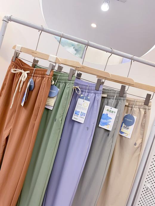 松植屋女款抗光冰感皮肤裤防晒裤凉感阔腿束脚九分裤女士穿搭休闲裤 商品图8