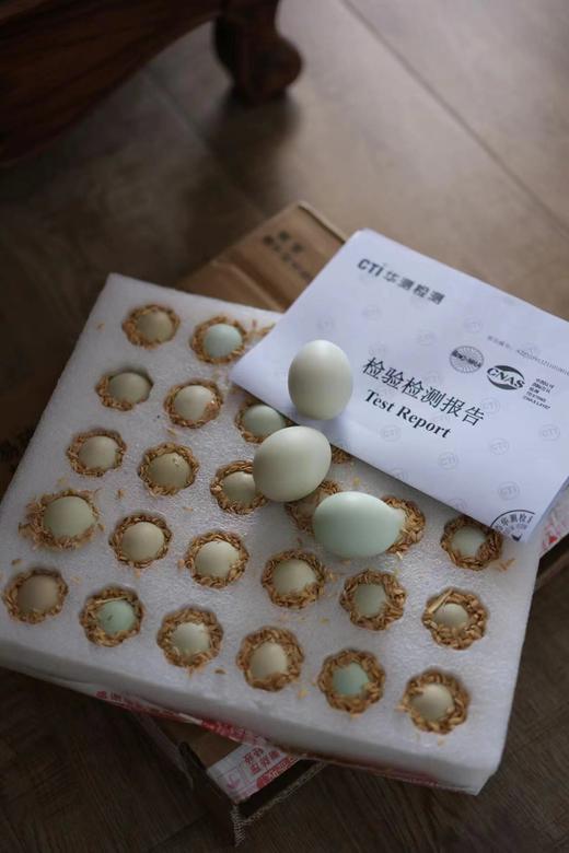 【高原散养绿壳蛋】 原生态 绿壳乌骨鸡蛋 胆固醇比普通鸡蛋低  30枚/份【生鲜发出不退不改，签收及时取出放在冰箱保鲜】（它比普通鸡蛋小） 商品图5