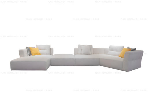 宝德 组合沙发 |  更多座位组合，皮布面料可选，详询客服 商品图0