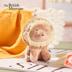 大英博物馆 亚述狮子系列 毛绒萌狮 钥匙扣 挂饰 挂件