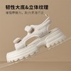 ZHR则则厚底凉鞋女2024夏季新款网洞外穿增高防滑魔术贴沙滩鞋女 商品缩略图3