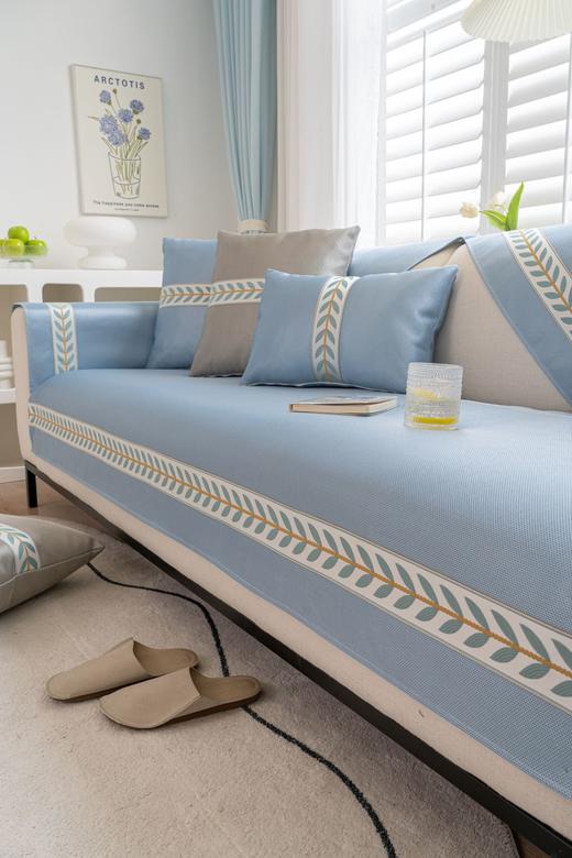 夏天冰丝沙发垫夏季凉席客厅坐垫子防滑通用款冰凉感沙发垫冰丝款_ym 商品图5