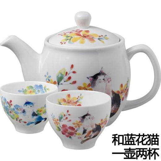 【家居】美浓烧 萌猫物语旅行茶具 商品图2