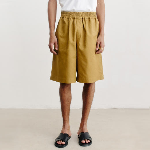 A Kind Of Guise SALEH SHORTS 意大利制暗纹提花休闲宽松短裤 商品图0