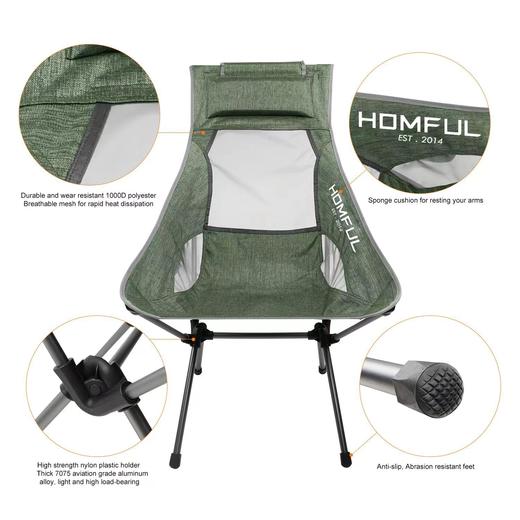 芊陌鸟户外-喜拓客高背太空椅 商品图6