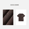 COCO ZONE短袖T恤春夏季圆圈字母休闲百搭上衣24C10123 商品缩略图1