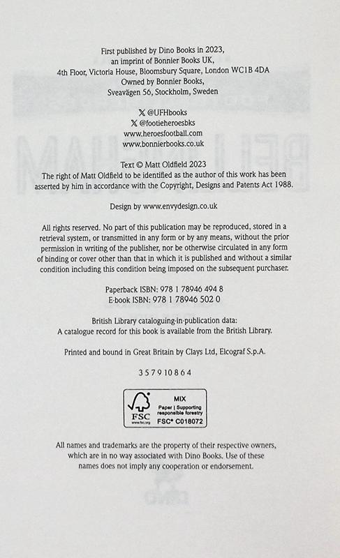 【中商原版】足球英雄系列 贝林厄姆收集 Bellingham Ultimate Football Heroes Collect them all 英文原版 MattOldfield 商品图4