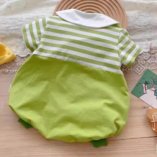 婴儿夏装连体衣网红宝宝可爱三角包屁衣夏天短袖哈衣卡通恐龙衣服 商品图1