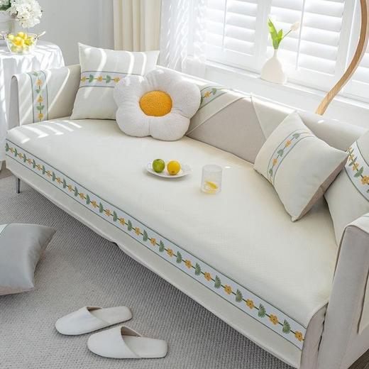 夏天冰丝沙发垫夏季凉席客厅坐垫子防滑通用款冰凉感沙发垫冰丝款_ym 商品图0