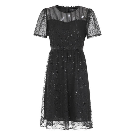 EITIE爱特爱夏季新款优雅蕾丝拼接连衣裙女7407158 商品图5