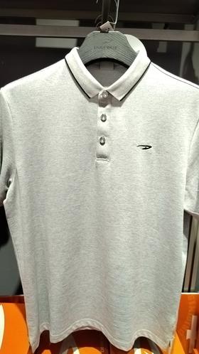 德尔惠   翻领短袖T恤