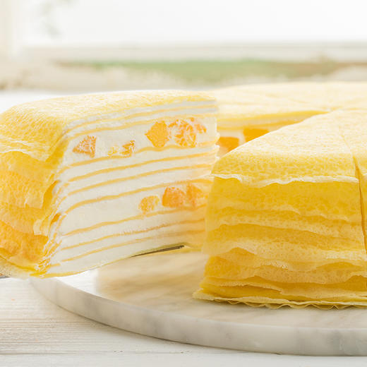 【千层爱好者必买】8英寸榴芒双拼千层/榴莲千层/芒果千层经典爆款下午茶，3选1，现煎千层皮Q弹软糯，一口上瘾（厦门幸福西饼蛋糕） 商品图8