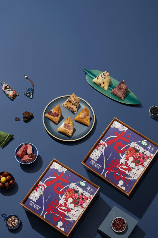 立家有机龙粽1.2kg礼盒(6味12只) 商品图0