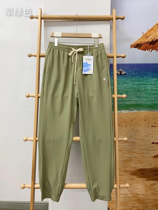 松植屋夏季男款抗光冰感防晒皮肤裤凉感阔腿防晒裤束脚九分裤男士穿搭休闲 商品图4