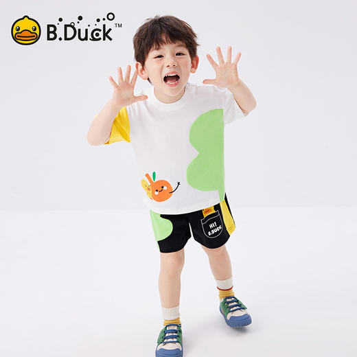 B.Duck小黄鸭童装夏季短袖套装90-130 BF2581070 商品图2