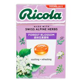 利口乐(Ricola) 森林花果香润喉糖 40g/盒