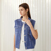 【无袖棉麻针织马甲】24年春夏新品女士棉麻薄款透气针织无袖小外套 商品缩略图2