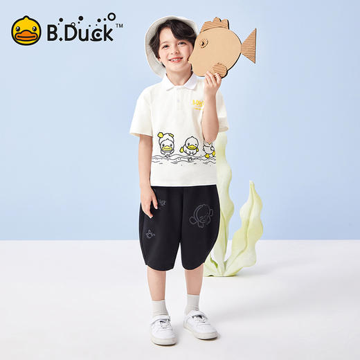 B.Duck小黄鸭童装夏季POLO衫110-150 BF2501915 商品图3