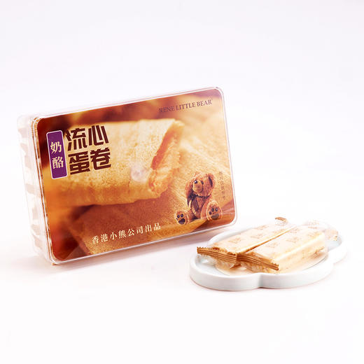 Rene Little Bear 香港小熊 咸蛋黄/奶酪/榴莲 流心蛋卷 336g 商品图6