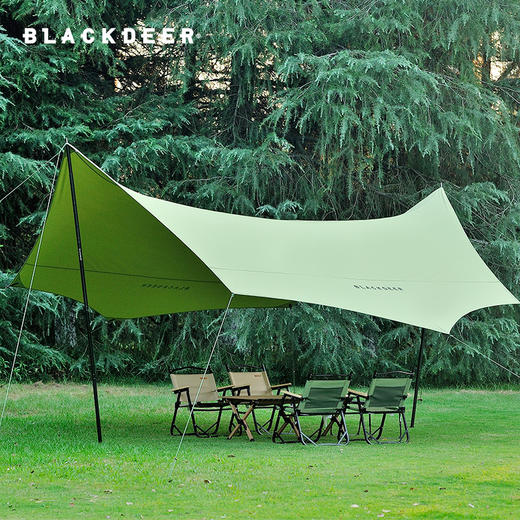 芊陌鸟户外-黑鹿棉布天幕（八角天幕） 商品图0
